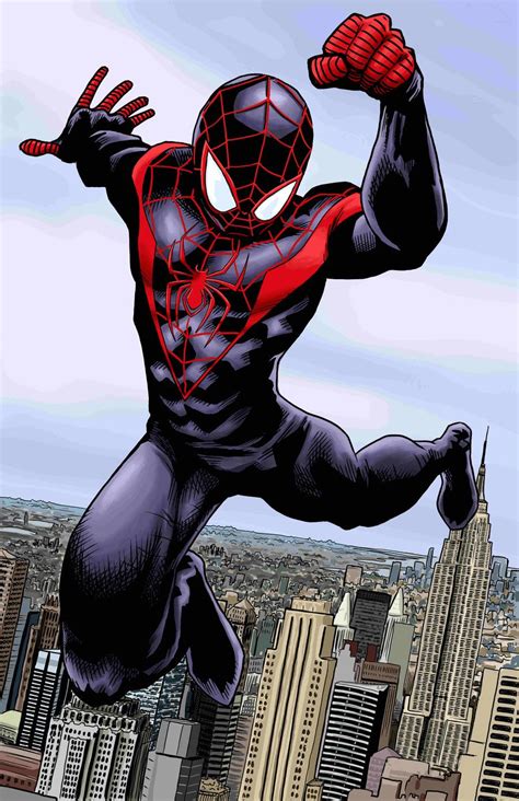 miles morales spider man colors.